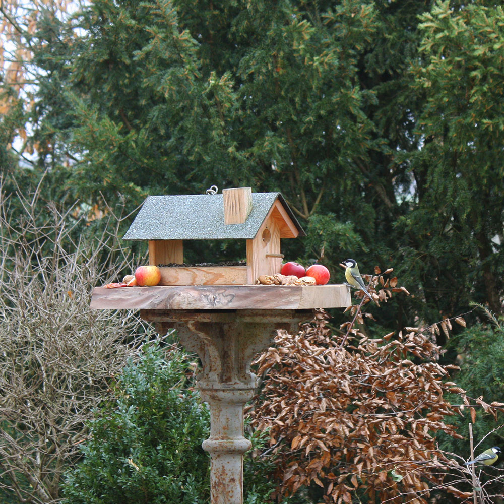 Vogelhäuschen Futterhaus Futterhäuschen Vogelhaus Robustes Vogel haus aus Holz 
