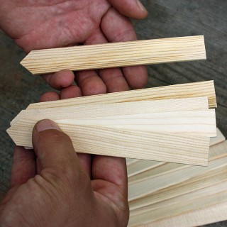 Stecketiketten aus Holz